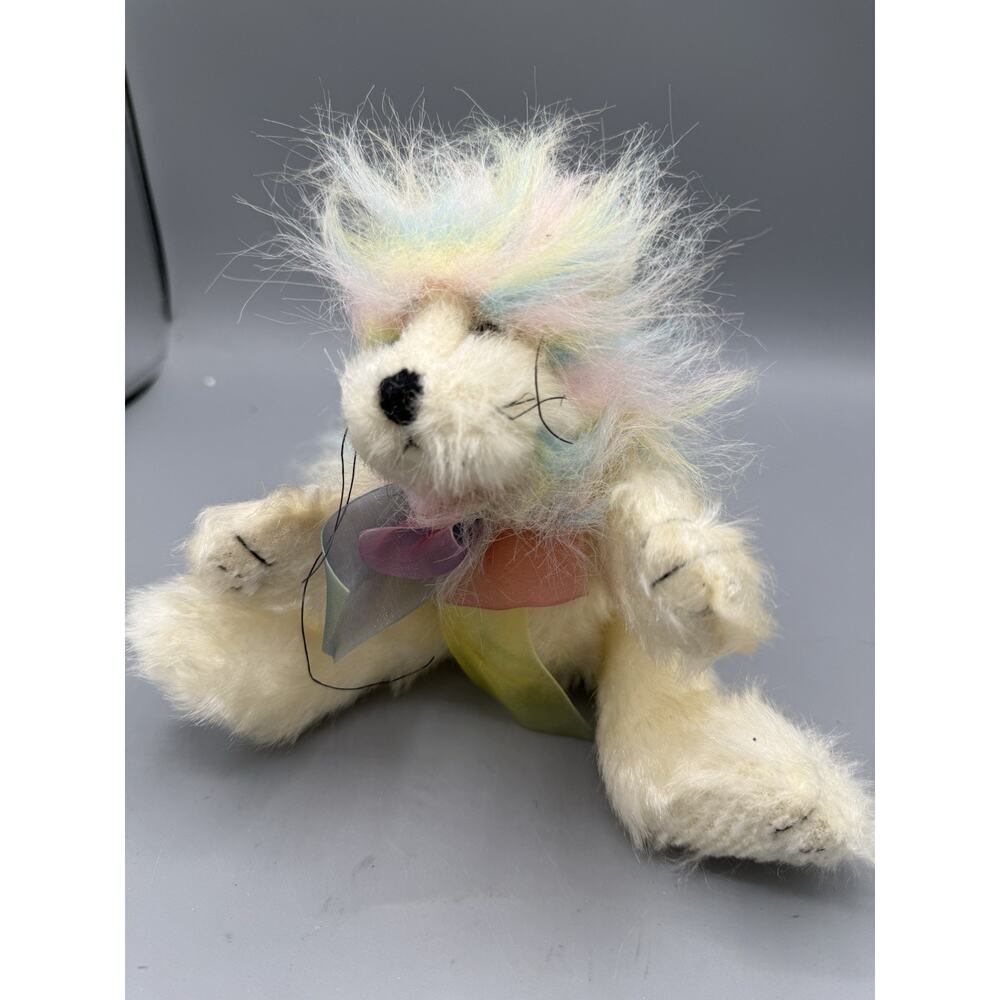 Ty Classic Collection Plush Lion Rainbow Mane Tail Pastel Stuffed Animal